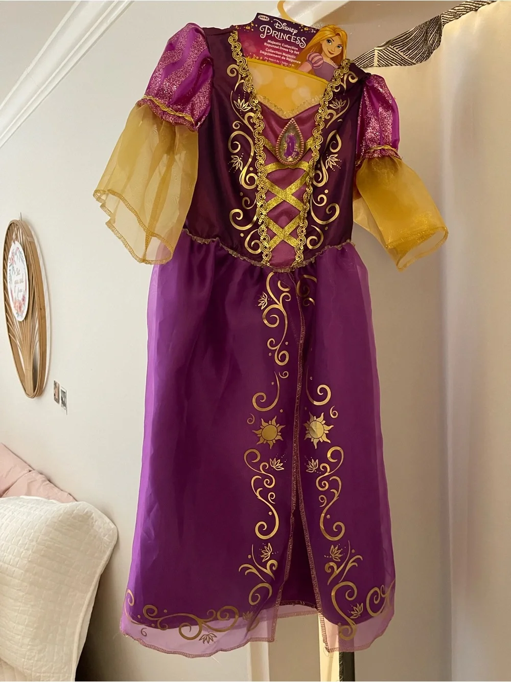 Disney’s Rapunzel Purple and Gold Princess Costume Dress size 4/6